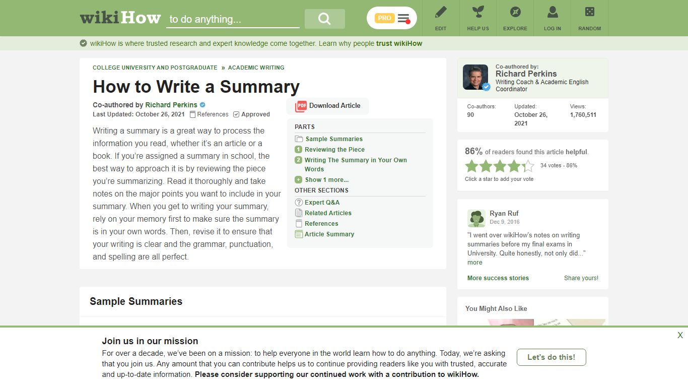 How to Write a Summary: 15 Steps (with Pictures) - wikiHow